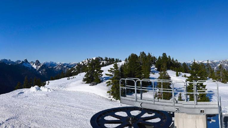 Webcam Cypress Mountain: Top of Ski Chair