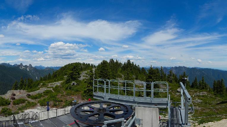 Webcam Cypress Mountain: Top of Ski Chair