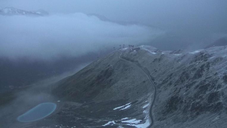Webcam Davos Jakobshorn: Blick Brämabüel