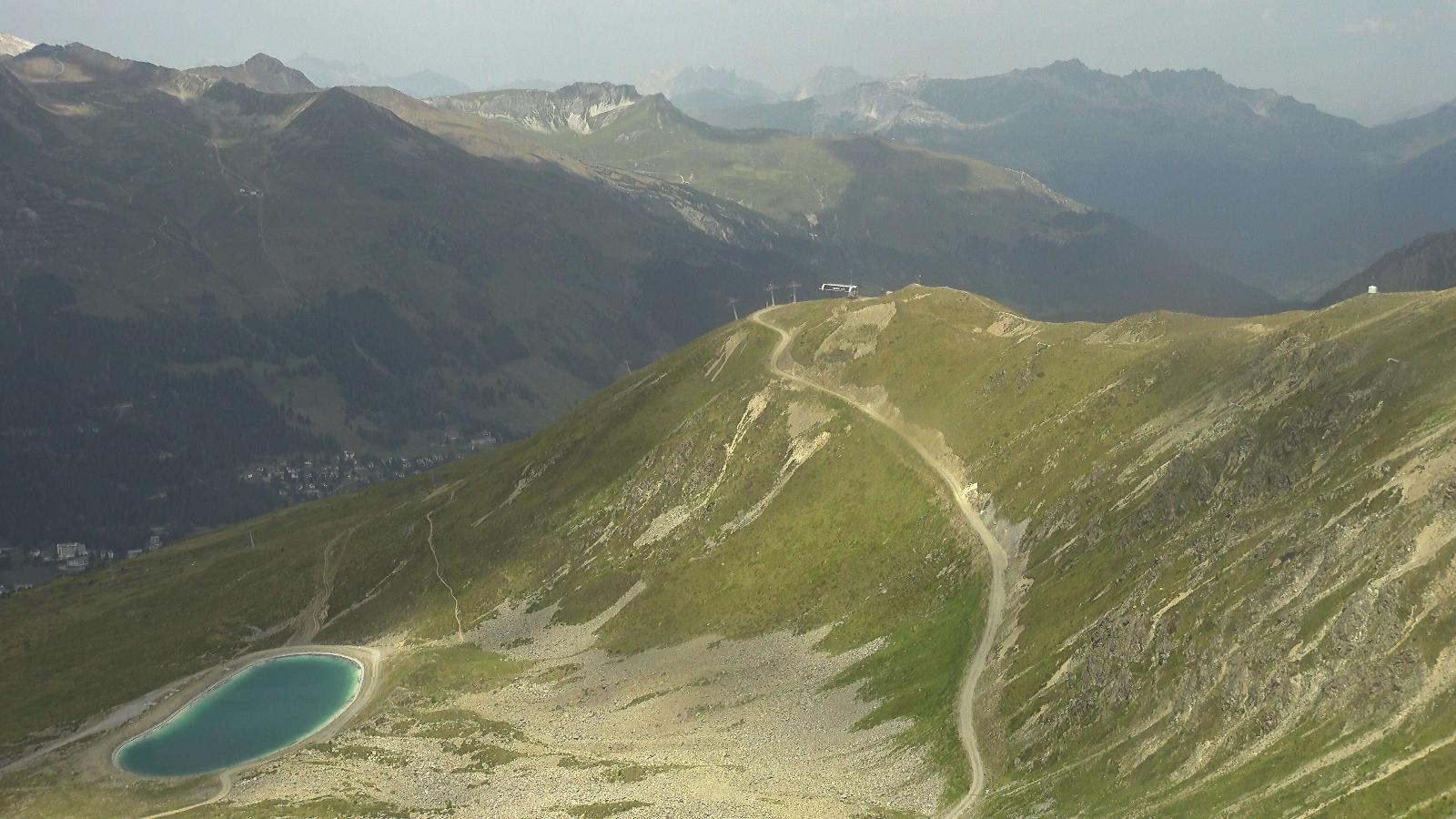 Webcam Davos Jakobshorn: Blick Brämabüel