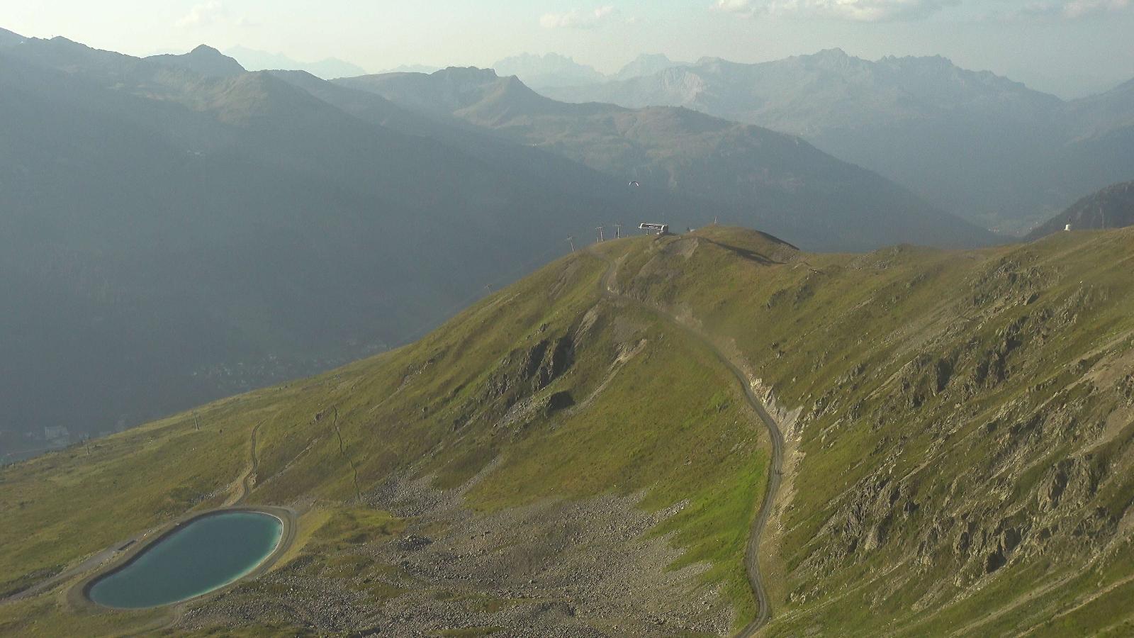 Webcam Davos Jakobshorn: Blick Brämabüel