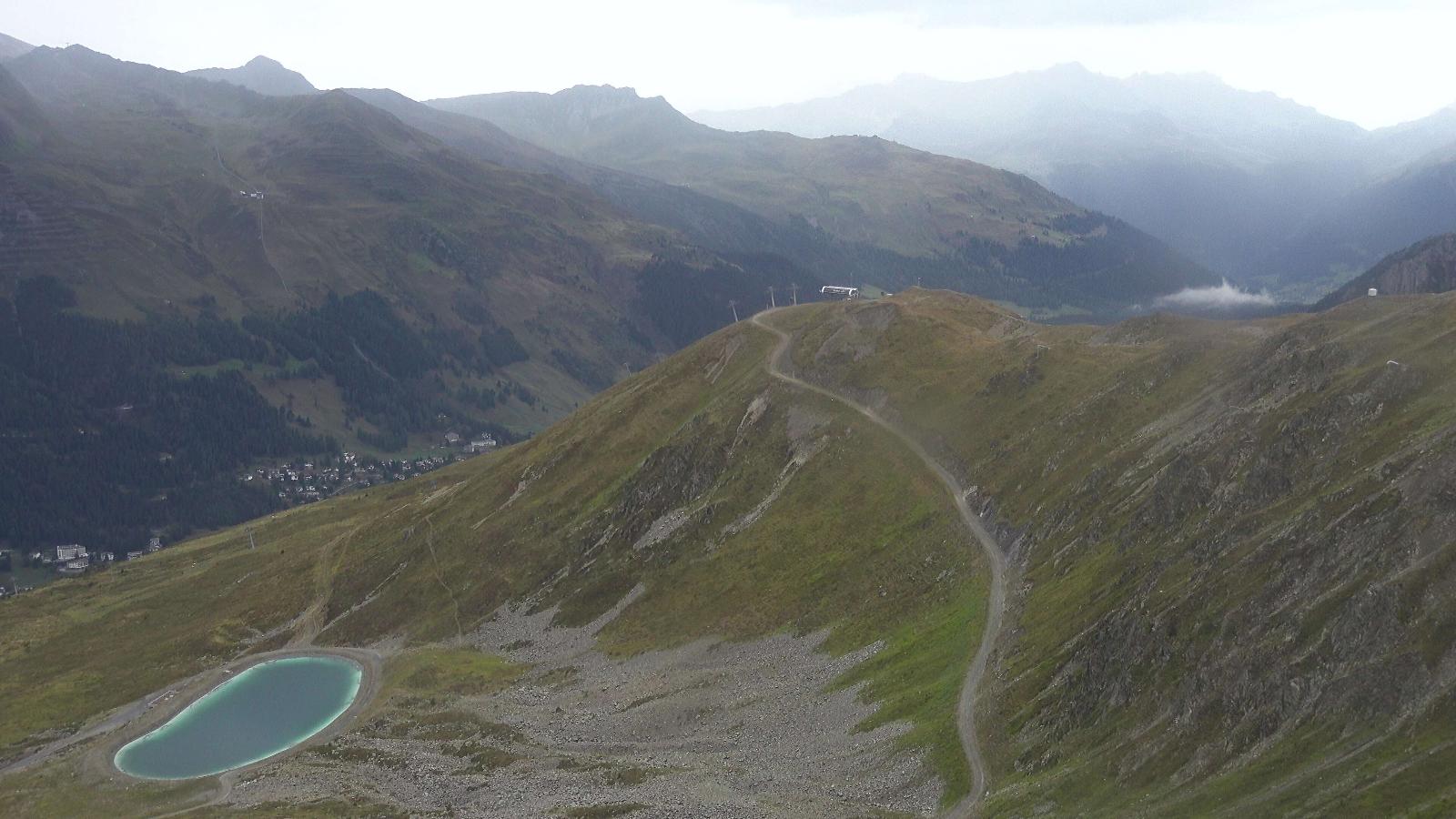 Webcam Davos Jakobshorn: Blick Brämabüel