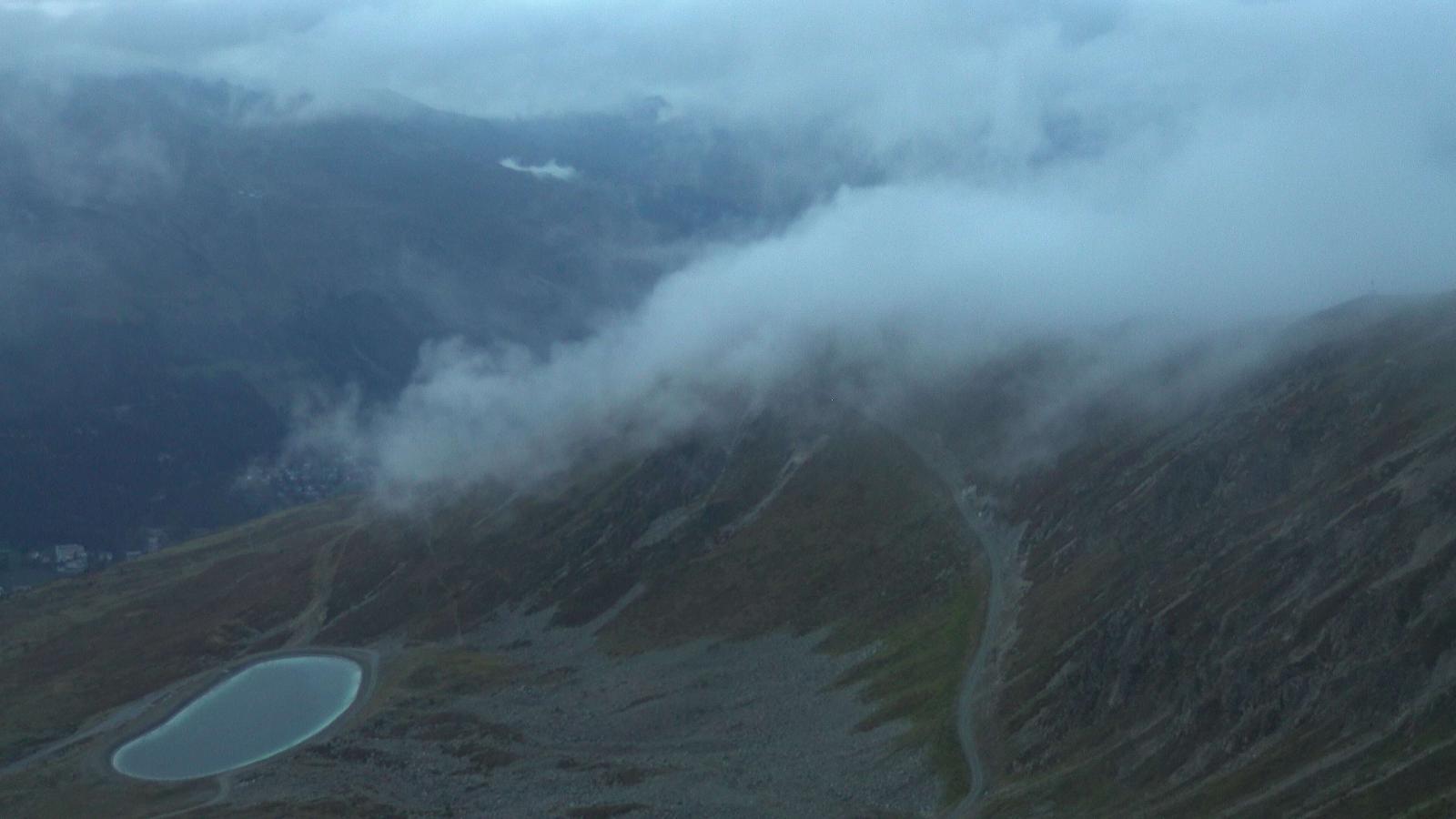 Webcam Davos Jakobshorn: Blick Brämabüel