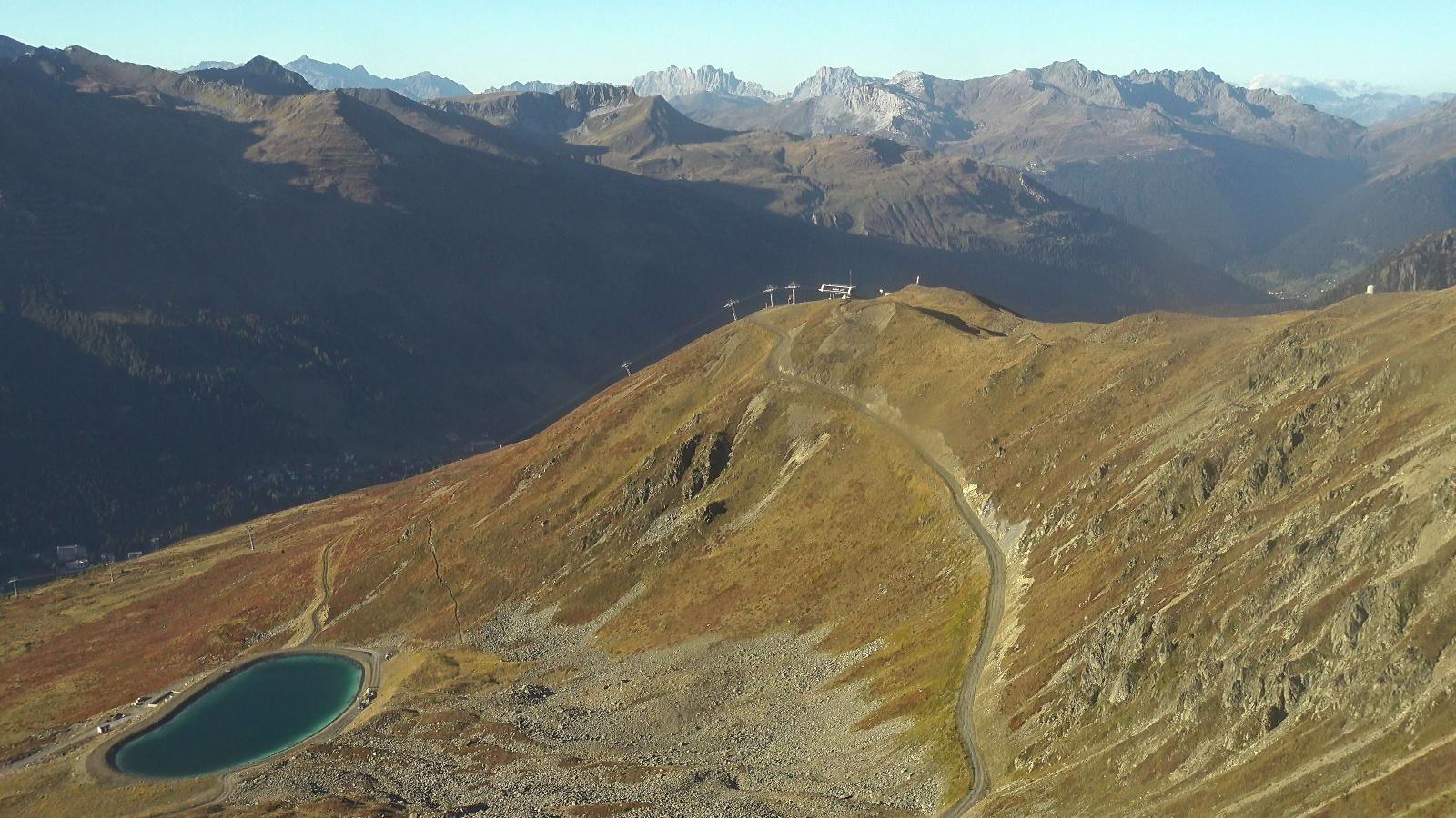 Webcam Davos Jakobshorn: Blick Brämabüel
