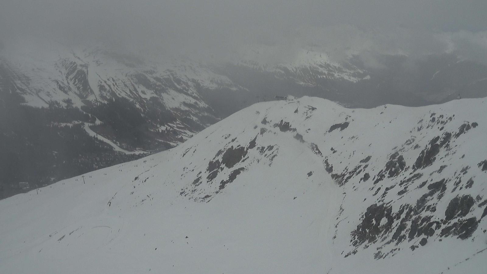 Webcam Davos Jakobshorn: Blick Brämabüel