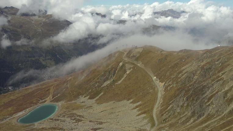 Webcam Davos Jakobshorn: Blick Brämabüel