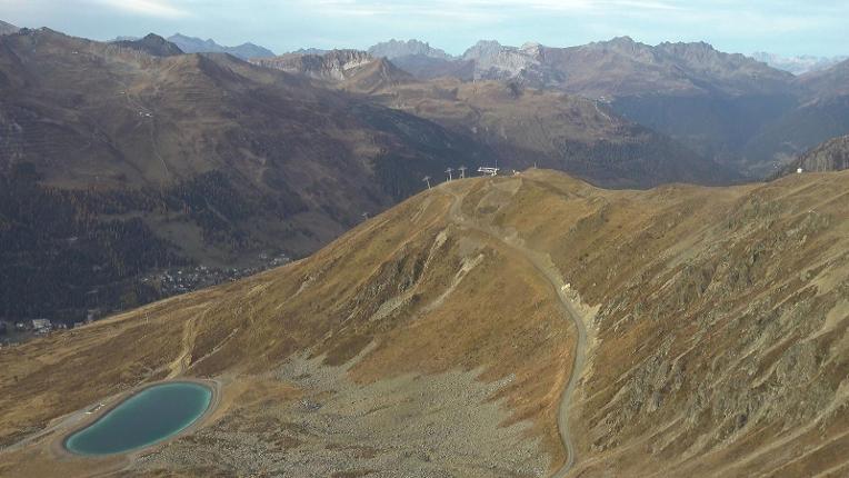 Webcam Davos Jakobshorn: Blick Brämabüel