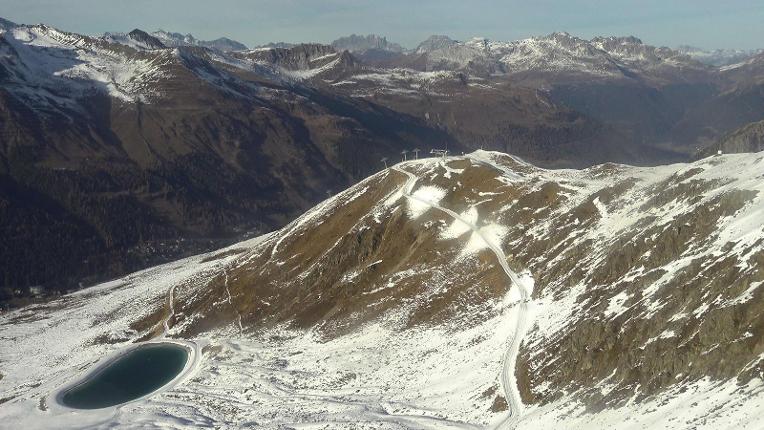 Webcam Davos Jakobshorn: Blick Brämabüel