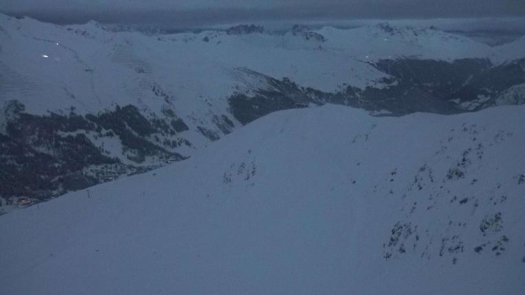 Webcam Davos Jakobshorn: Blick Brämabüel