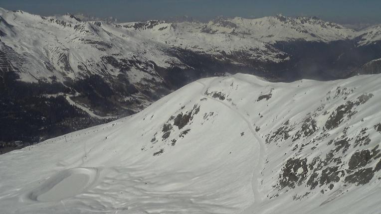 Webcam Davos Jakobshorn: Blick Brämabüel