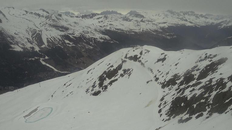 Webcam Davos Jakobshorn: Blick Brämabüel