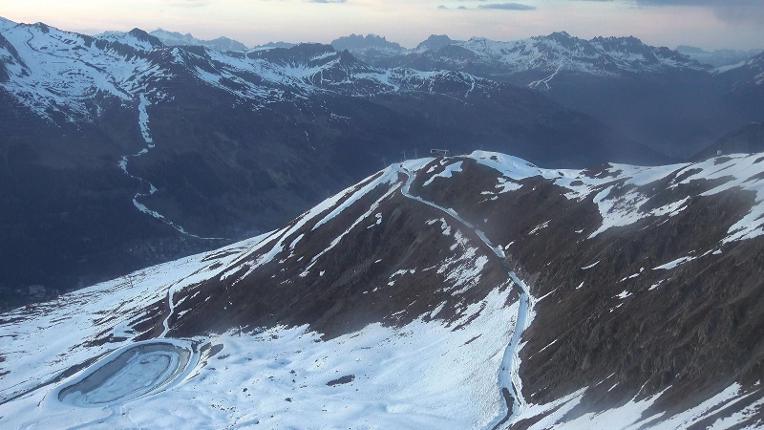 Webcam Davos Jakobshorn: Blick Brämabüel