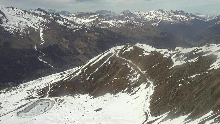 Webcam Davos Jakobshorn: Blick Brämabüel