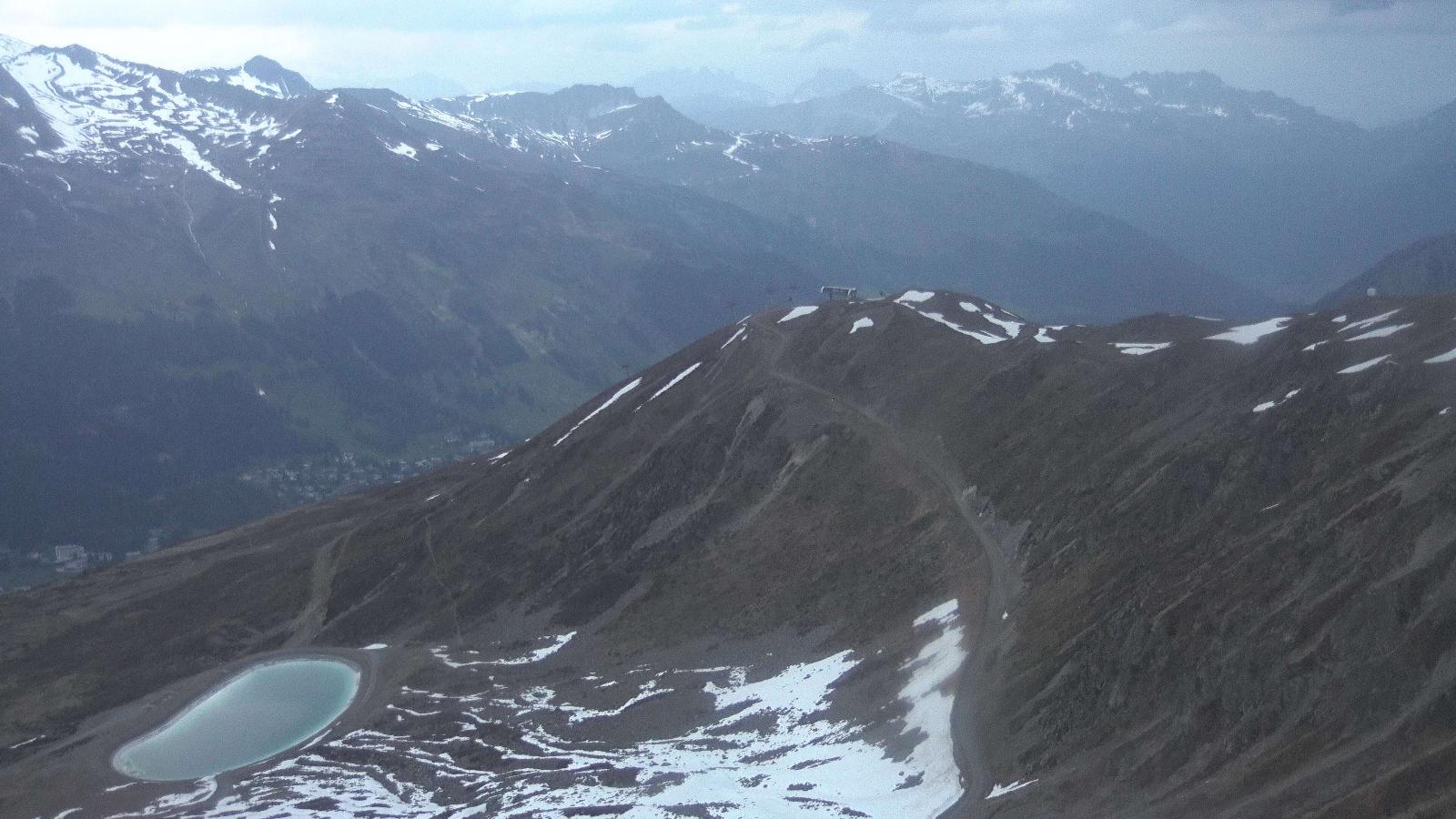 Webcam Davos Jakobshorn: Blick Brämabüel