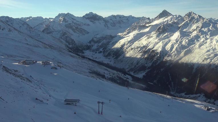 Webcam Davos Jakobshorn: Blick jatzhütte