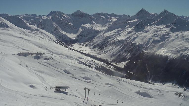 Webcam Davos Jakobshorn: Blick jatzhütte