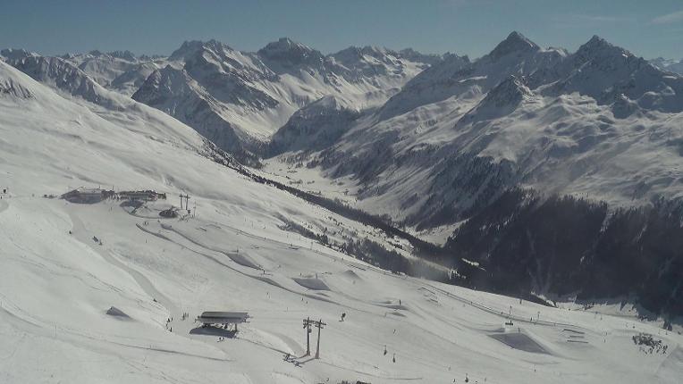 Webcam Davos Jakobshorn: Blick jatzhütte