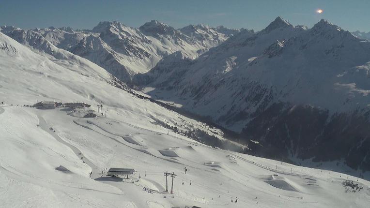 Webcam Davos Jakobshorn: Blick jatzhütte