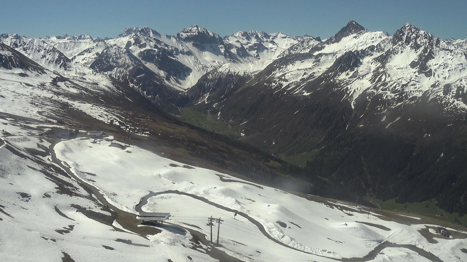 Webcam Davos Jakobshorn: Blick jatzhütte