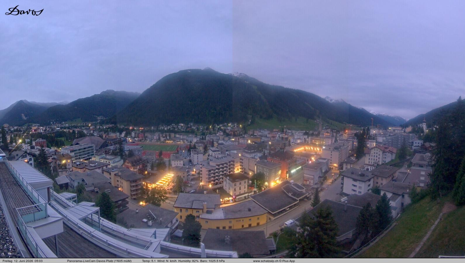 Webcam Davos Jakobshorn: Davos Platz