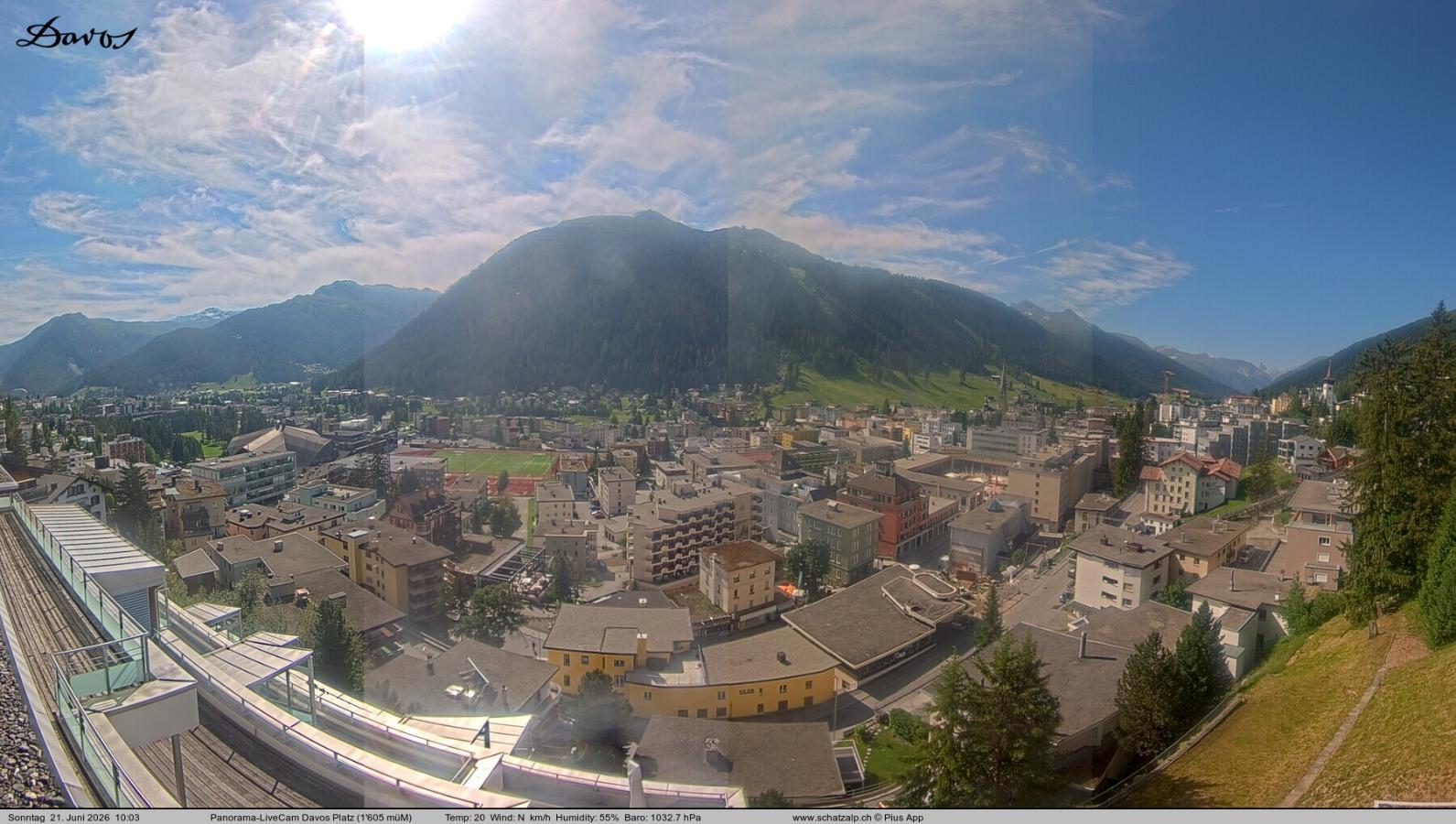 Webcam Davos Jakobshorn: Davos Platz
