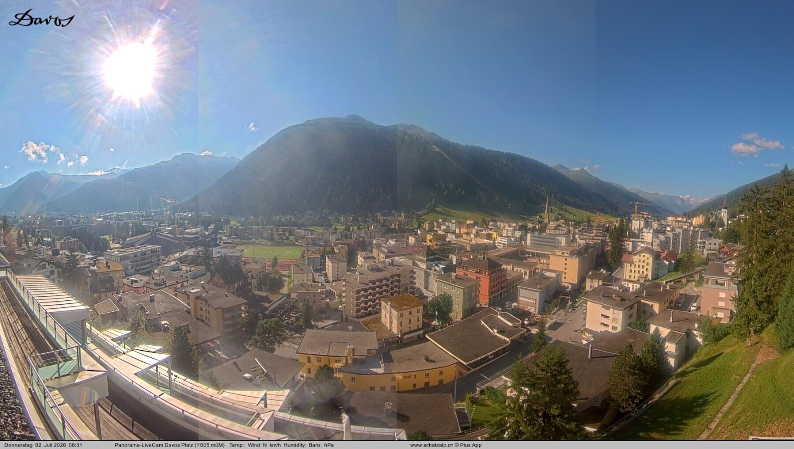 Webcam Davos Jakobshorn: Davos Platz