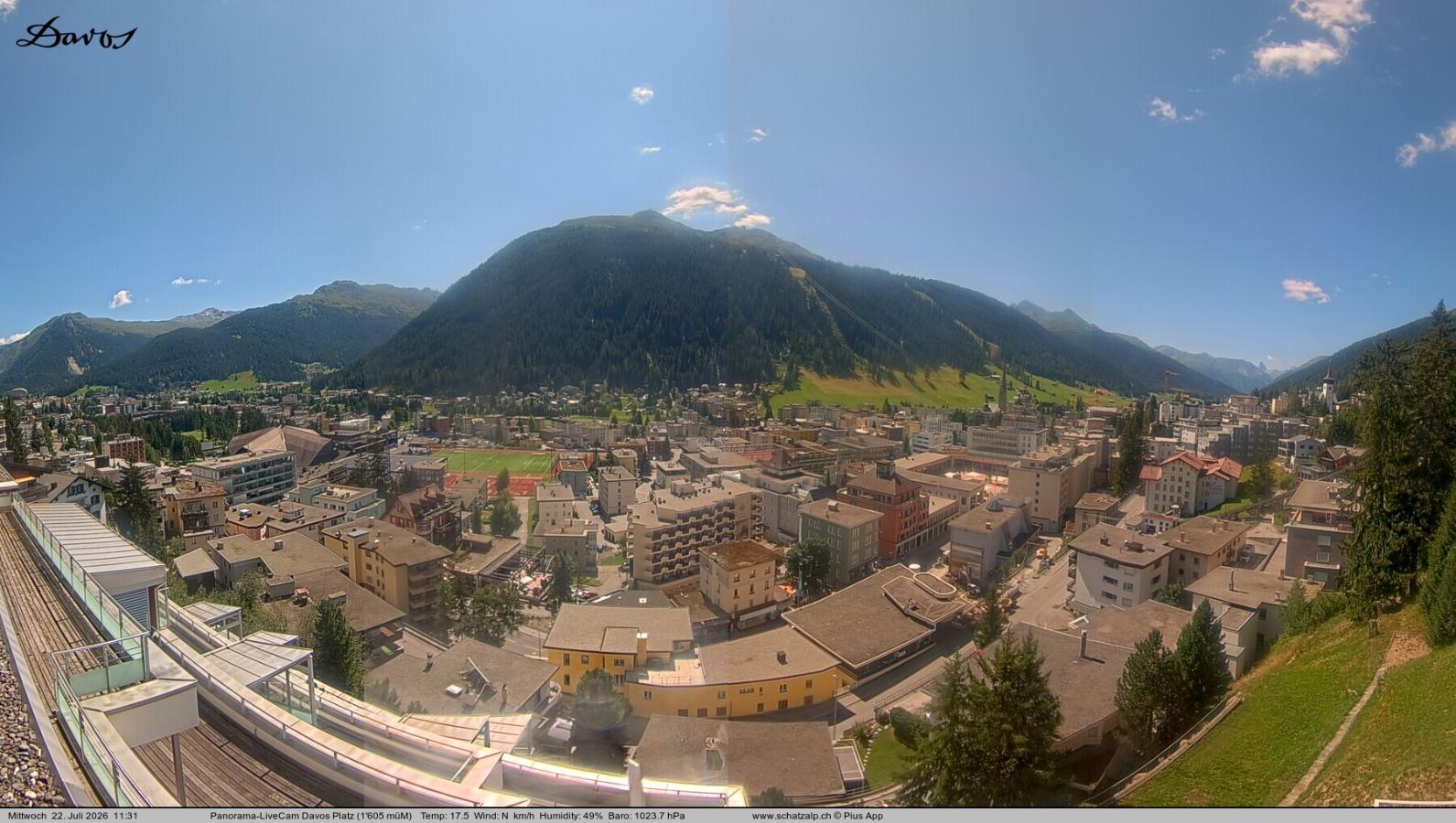 Webcam Davos Jakobshorn: Davos Platz
