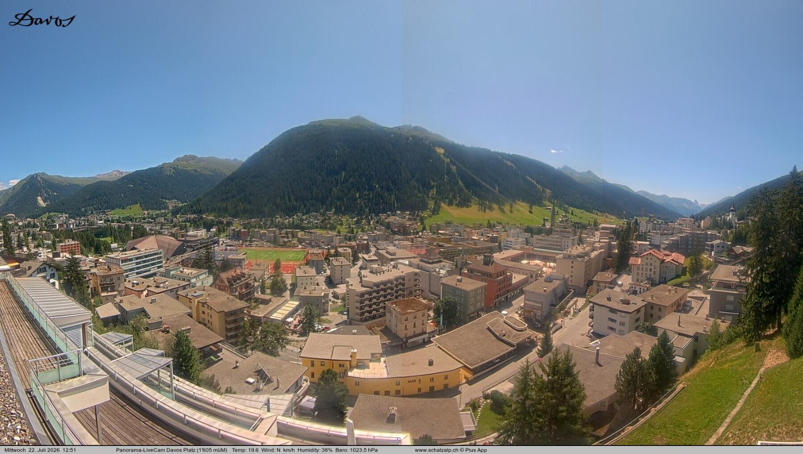 Webcam Davos Jakobshorn: Davos Platz