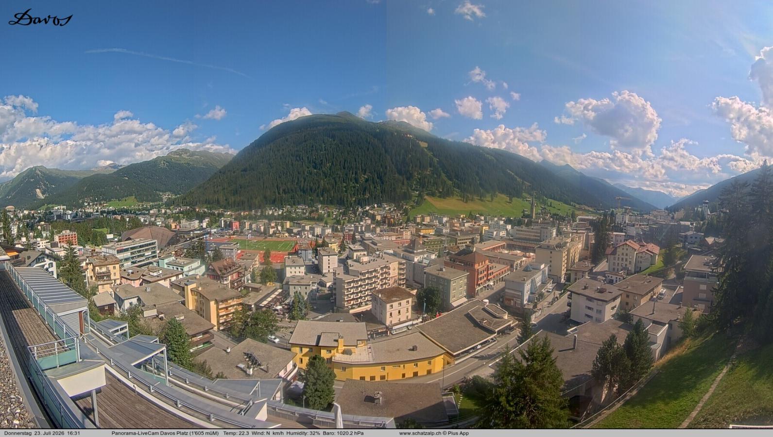 Webcam Davos Jakobshorn: Davos Platz
