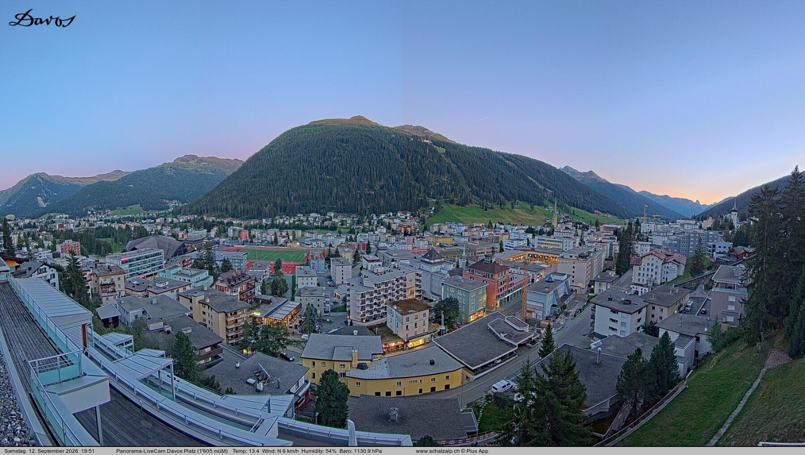 Webcam Davos Jakobshorn: Davos Platz