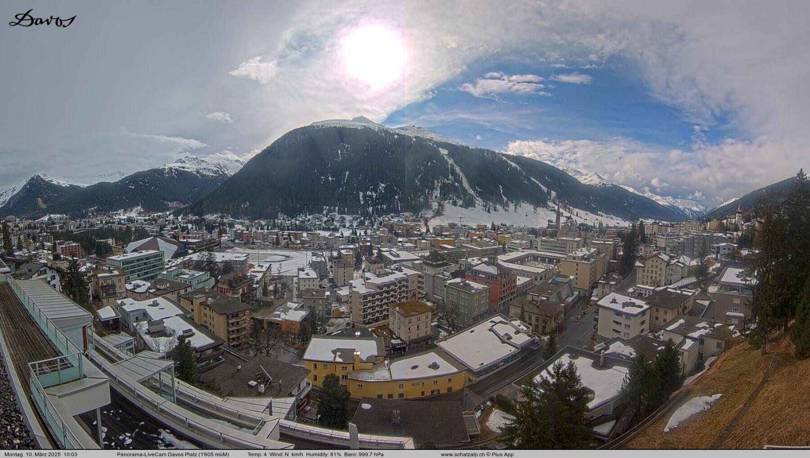 Webcam Davos Jakobshorn: Davos Platz