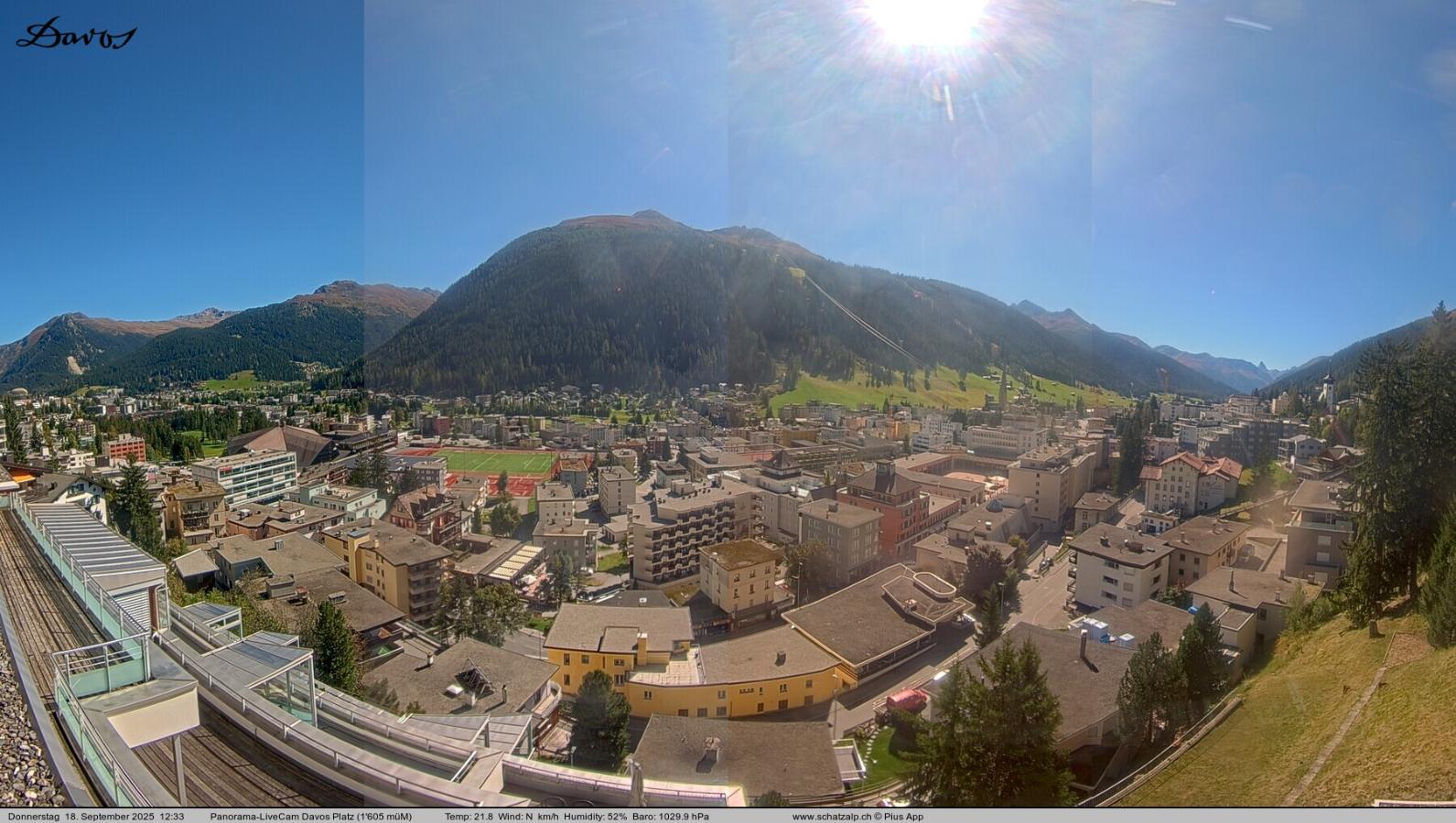 Webcam Davos Jakobshorn: Davos Platz