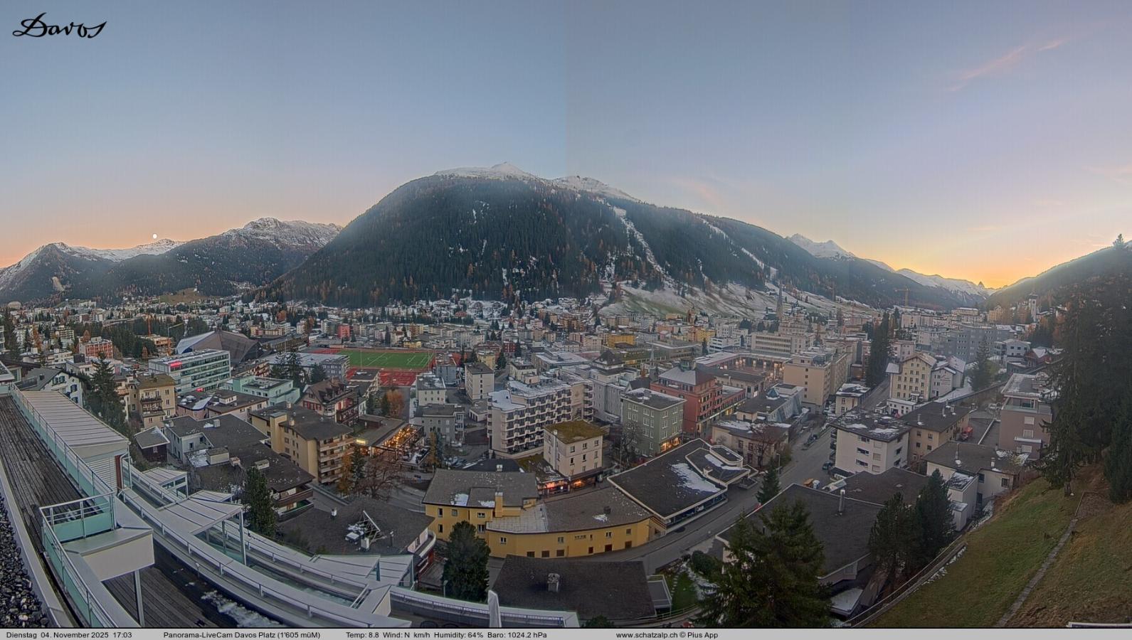 Webcam Davos Jakobshorn: Davos Platz