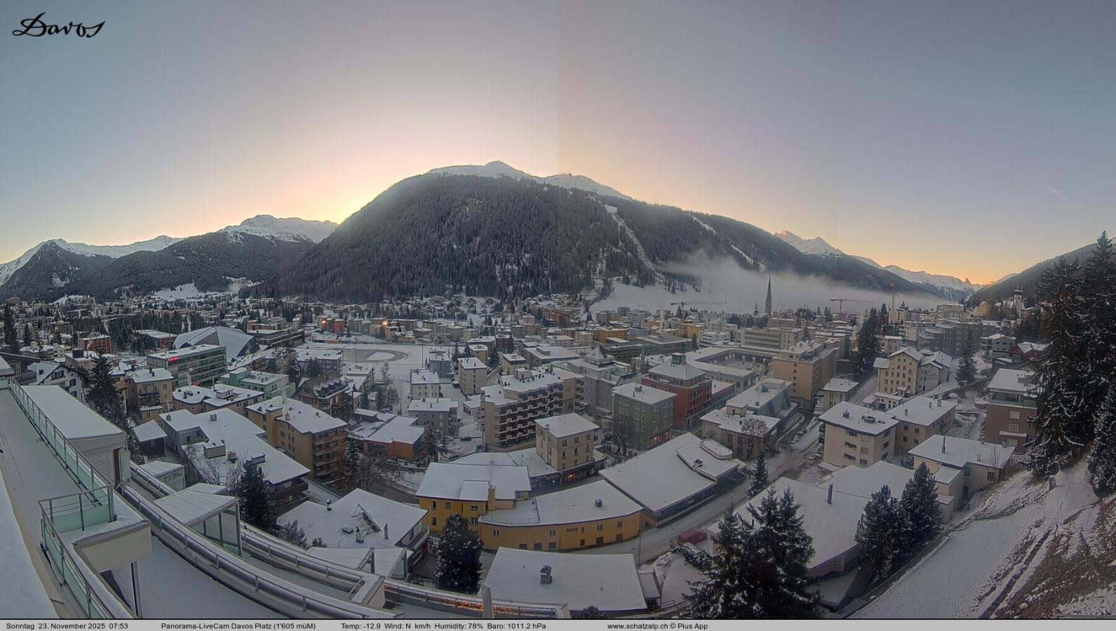 Webcam Davos Jakobshorn: Davos Platz