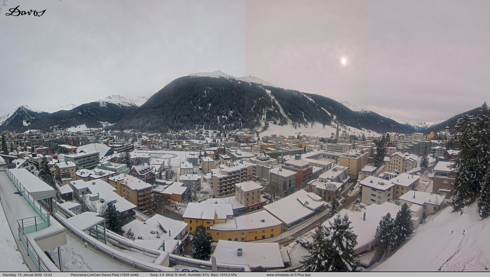 Webcam Davos Jakobshorn: Davos Platz