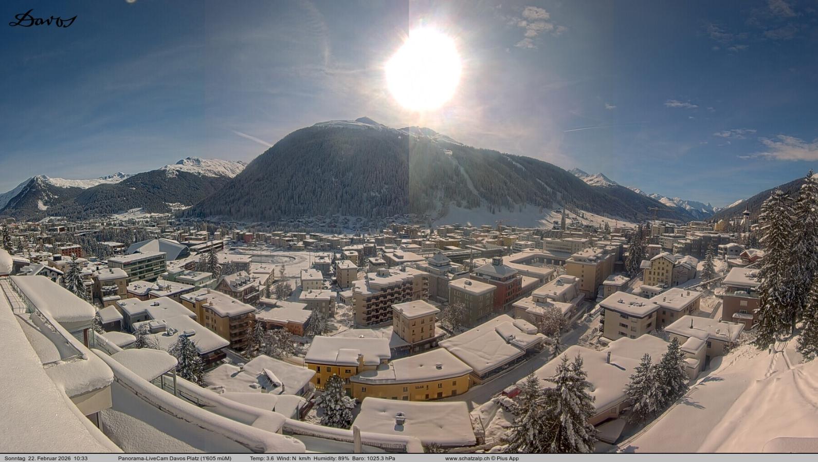 Webcam Davos Jakobshorn: Davos Platz