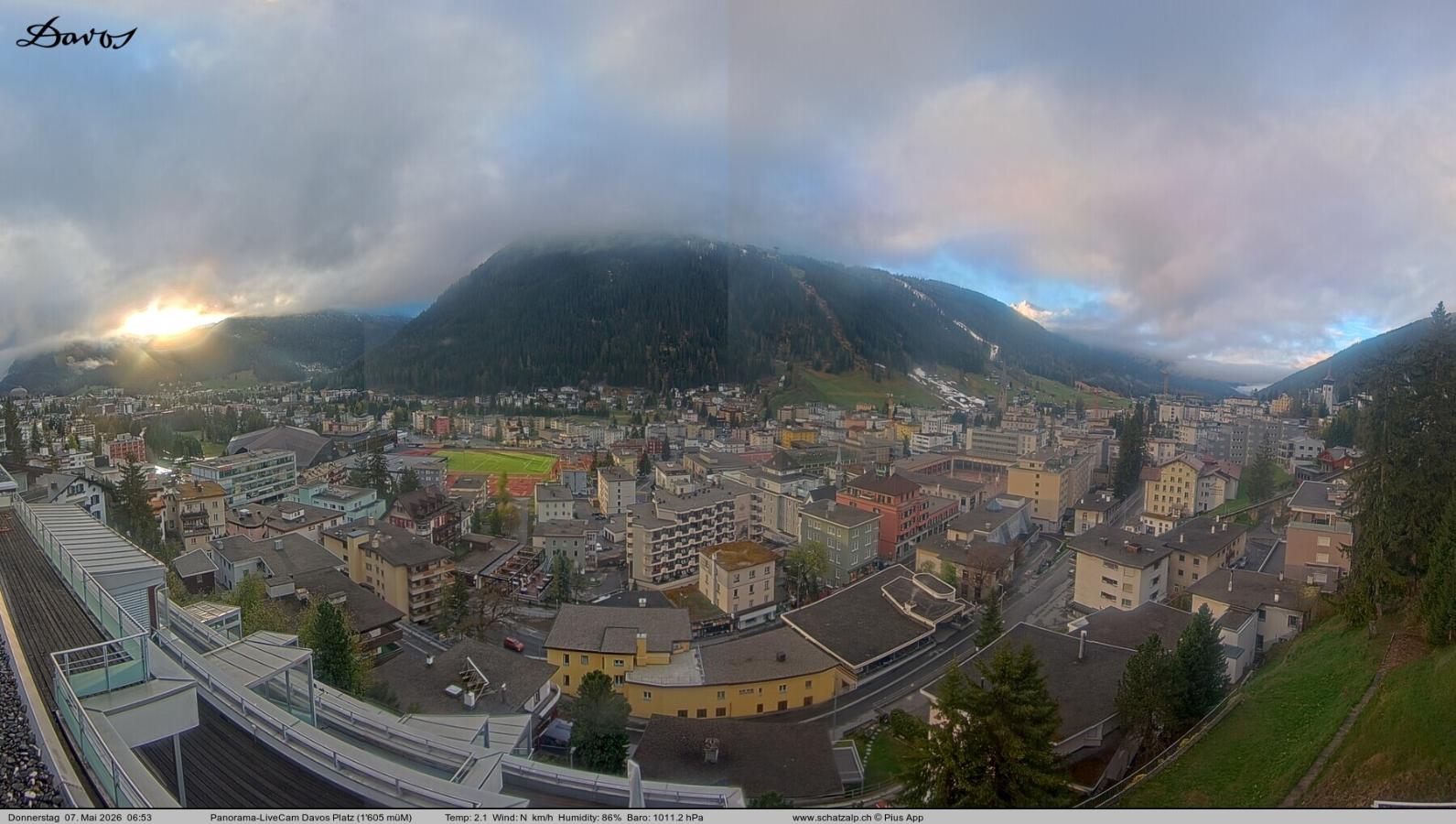 Webcam Davos Jakobshorn: Davos Platz