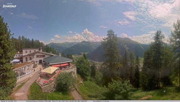 Webcam Davos Jakobshorn: Jschalp Richtung Schatzalp