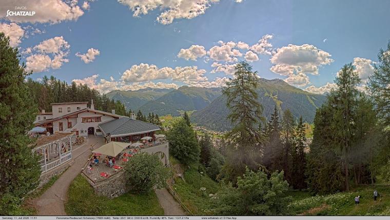Webcam Davos Jakobshorn: Jschalp Richtung Schatzalp