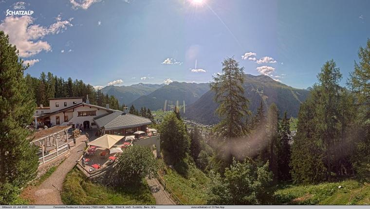 Webcam Davos Jakobshorn: Jschalp Richtung Schatzalp