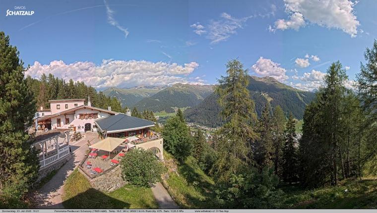 Webcam Davos Jakobshorn: Jschalp Richtung Schatzalp