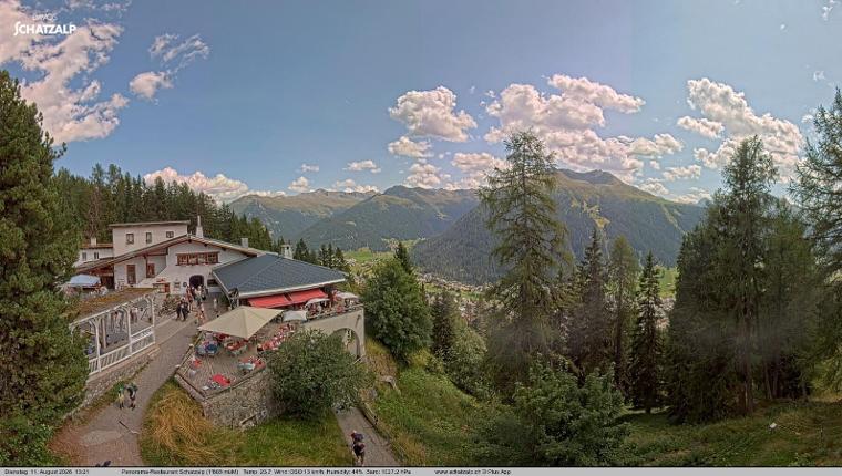 Webcam Davos Jakobshorn: Jschalp Richtung Schatzalp