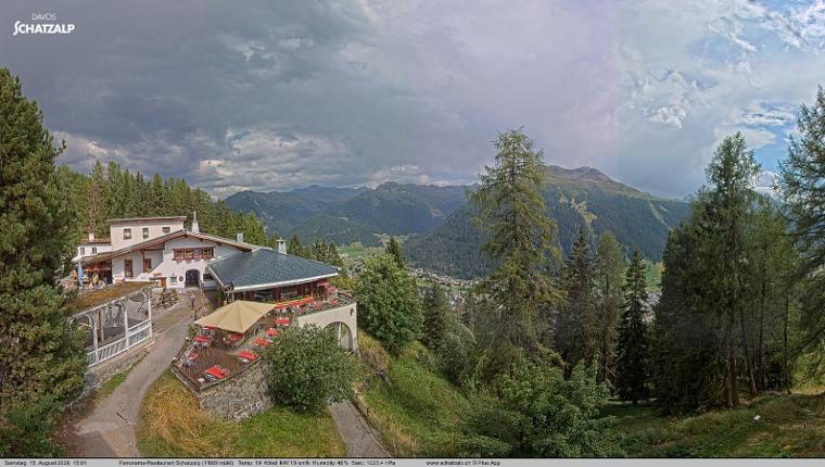 Webcam Davos Jakobshorn: Jschalp Richtung Schatzalp