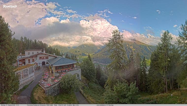 Webcam Davos Jakobshorn: Jschalp Richtung Schatzalp