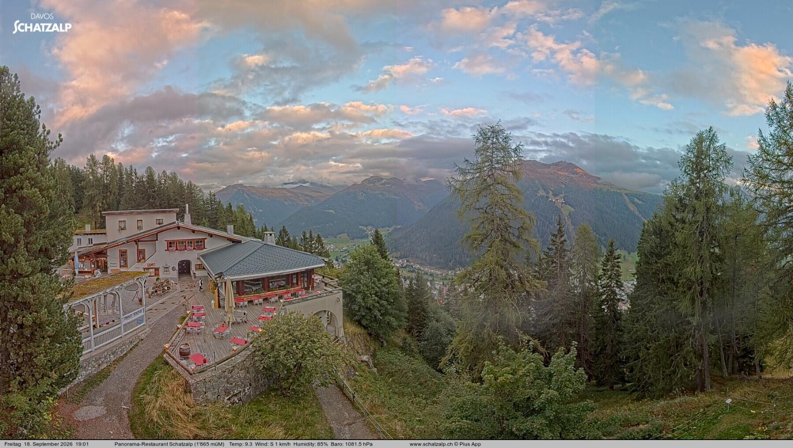 Webcam Davos Jakobshorn: Jschalp Richtung Schatzalp