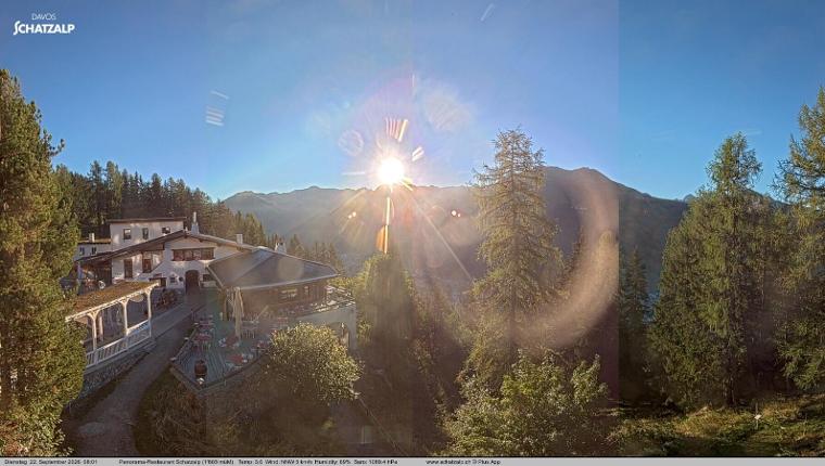 Webcam Davos Jakobshorn: Jschalp Richtung Schatzalp