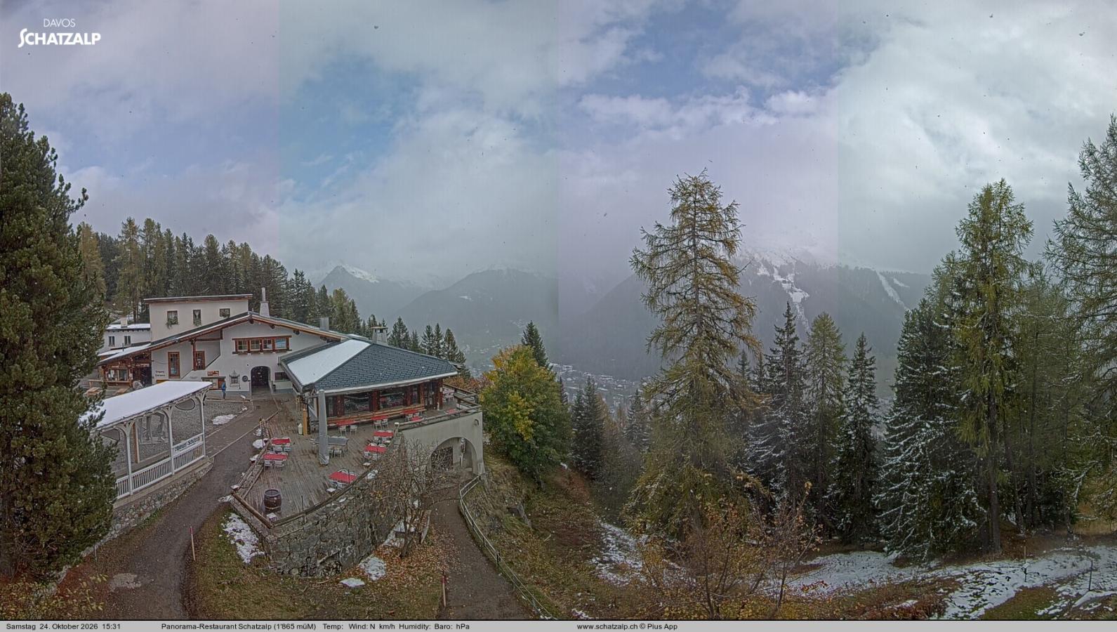Webcam Davos Jakobshorn: Jschalp Richtung Schatzalp