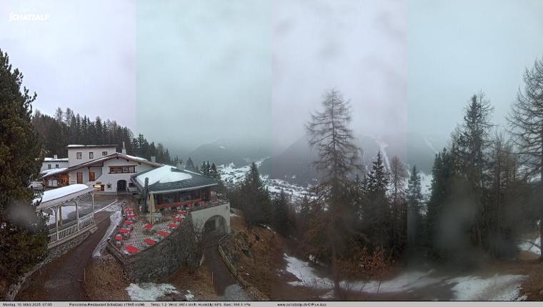 Webcam Davos Jakobshorn: Jschalp Richtung Schatzalp