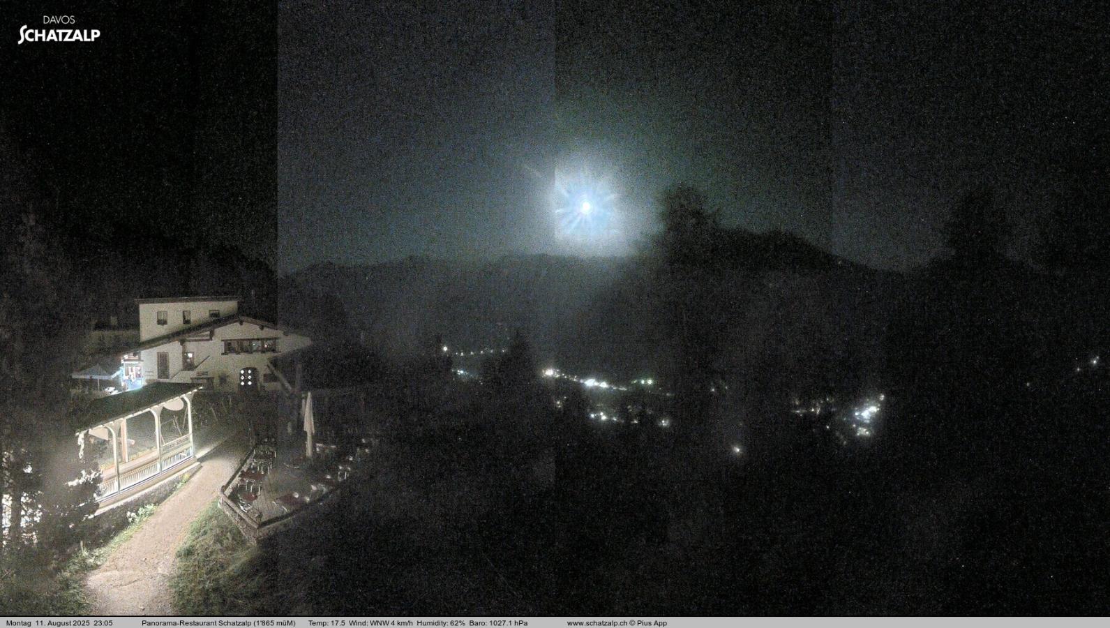 Webcam Davos Jakobshorn: Jschalp Richtung Schatzalp