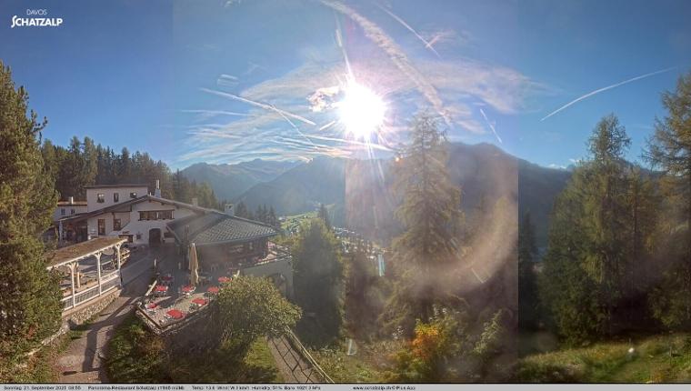 Webcam Davos Jakobshorn: Jschalp Richtung Schatzalp